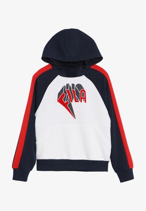 MATTHEW BLOCKED - Hoodie - bright white-black iris