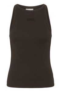 DREW LOGO TANK - Top - dark brown