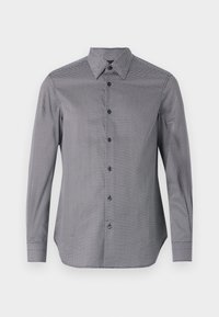 SHIRT - Overhemd - blue navy/off white