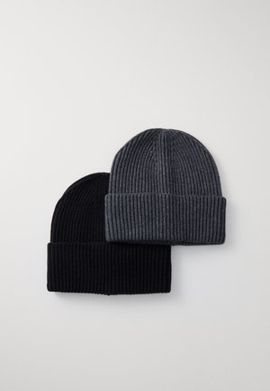 UNISEX 2 PACK - Mössa - black/grey