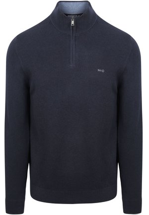HALF ZIP STRUCTURE - Strickpullover - navy