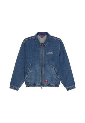 Dickies, EDGEWOOD UNLINED DENIM JACKET - Дънково яке - mid blue fade wash