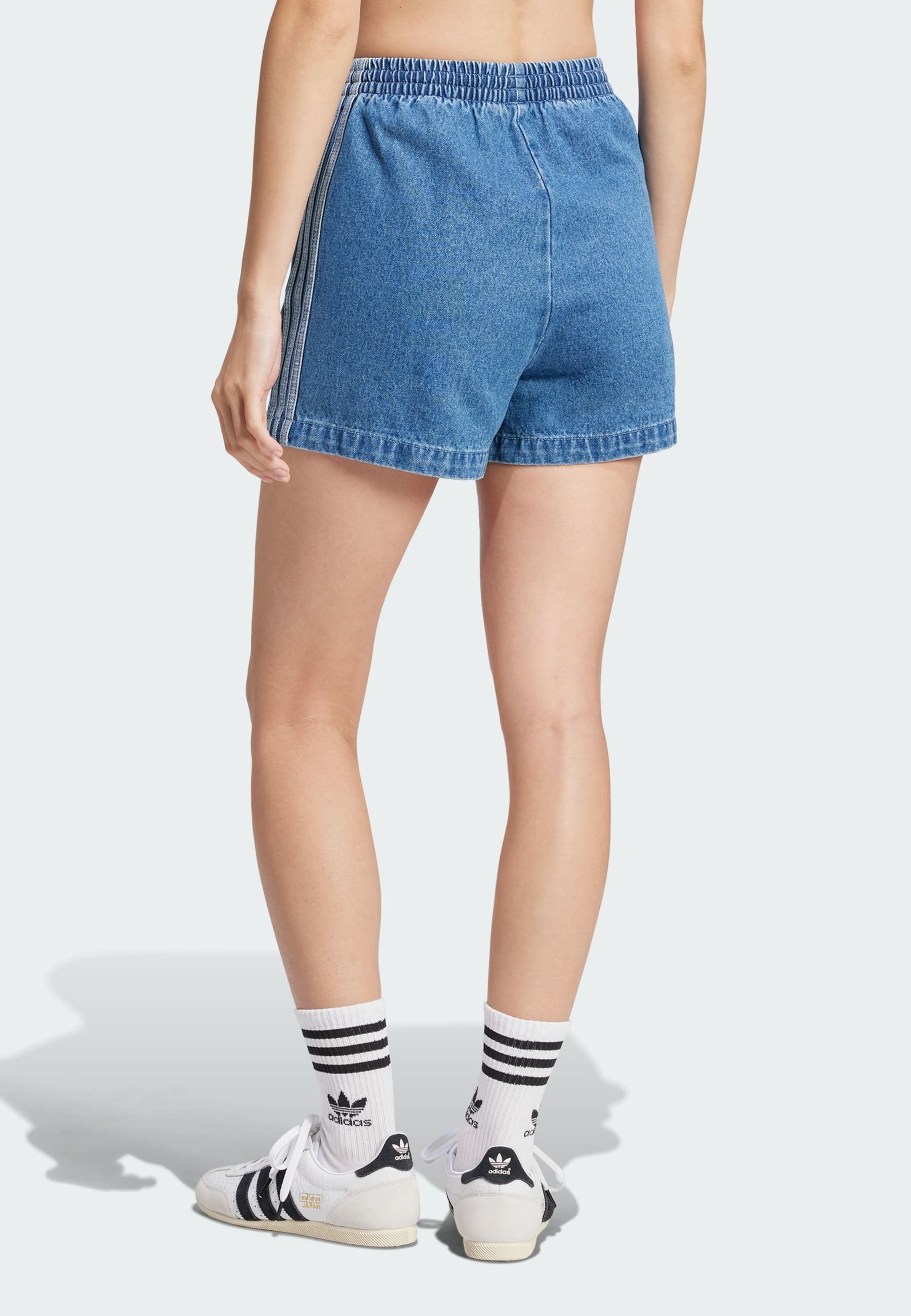 adidas Originals ADICOLOR DENIM FIREBIRD - Denim shorts