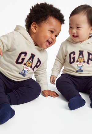 GAP, LOGO UNISEX - Φούτερ με κουκούλα - beige