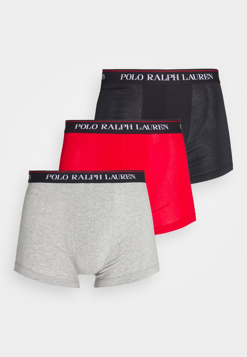 Polo Ralph Lauren TRUNK 3 PACK - Cuecas boxer - black/red/heather