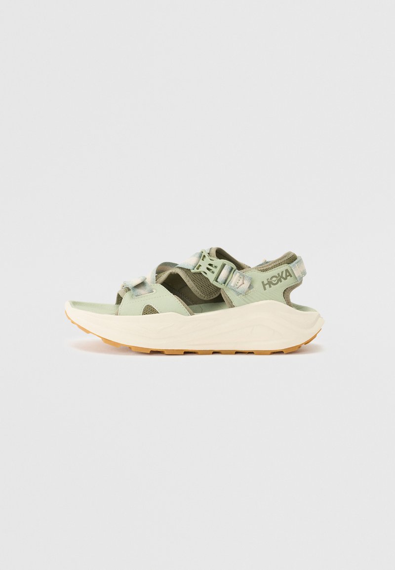HOKA INFINI HIKE - Sandálias de caminhada - sea moss/oat milk
