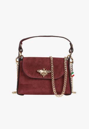 DrachenLeder, UMHÄNGE - Handtasche - bordeauxrot