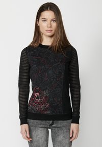 Koroshi Pitkähihainen paita - black