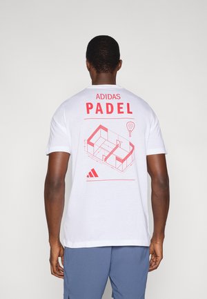 PADEL CATEGORY GRAPHIC TEE - Αθλητικό μπλουζάκι - white