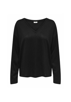 JDY TONSY - Top s dlouhým rukávem - black