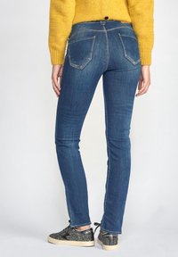 Le Temps Des Cerises Jeans Slim Donna Asti Ultra Pulp N°2 - Vita Alta, Lavaggio Sfumato, Lunghezza 34