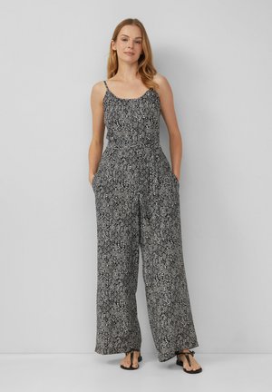 MIT VERSTELLBAREN TRÄGERN - Tuta jumpsuit - schwarz