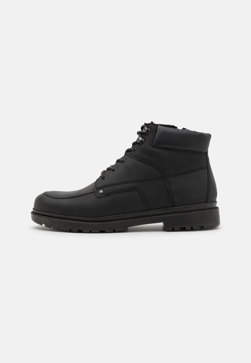 Geox ANDALO - Stivaletti stringati - black