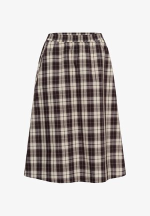 Culture, CUVIVVA - A-lijn rok - brown check