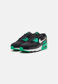 Nike Sportswear AIR MAX 90 - Sportbačiai - black/white/stadium green