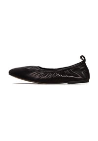 FLAT WITH ELASTIC BACK STRAP - Taitettavat ballerinat - black