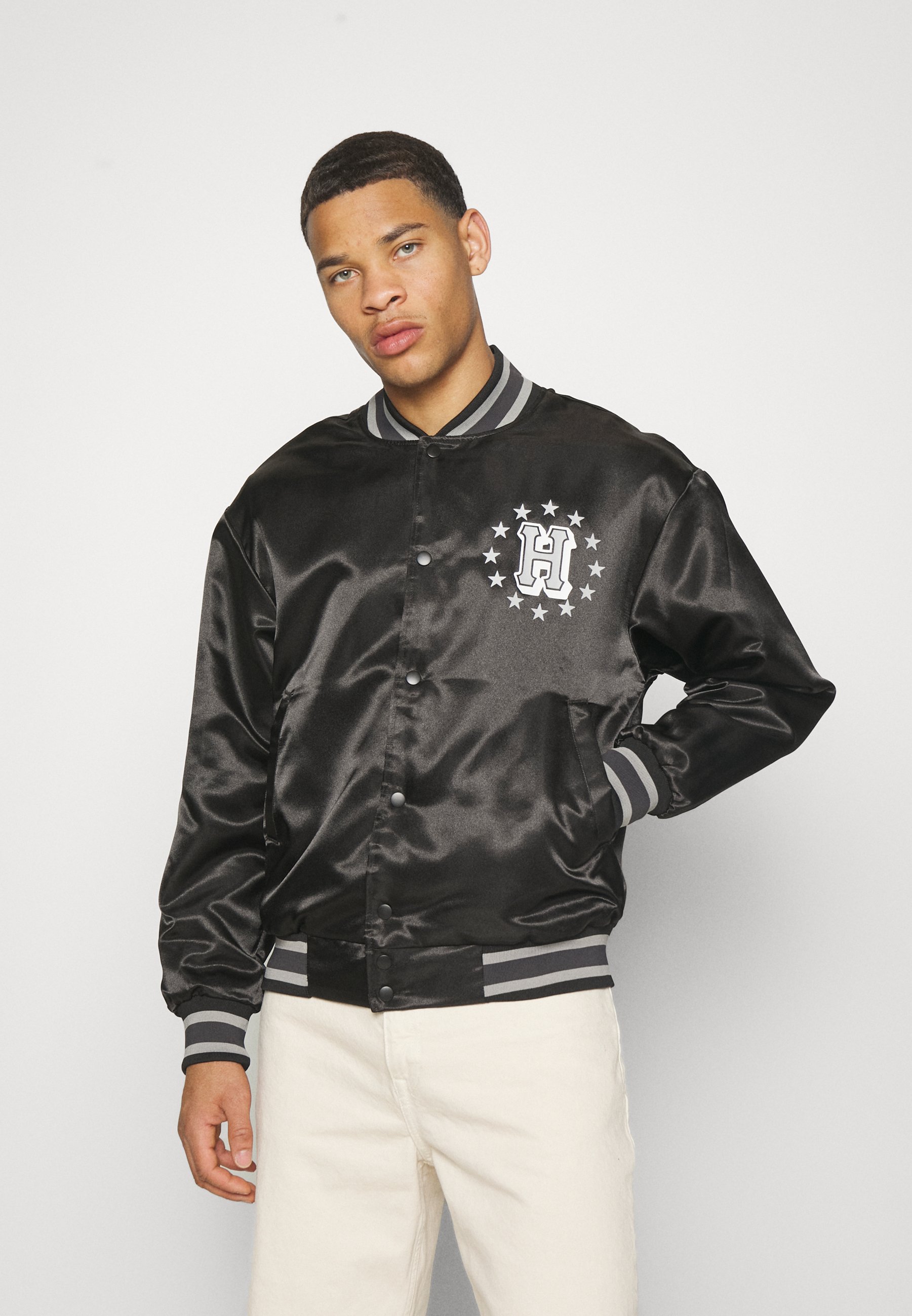 HUF GALACTIC STACK BASEBALL UNISEX - Bomber Jacket - black 