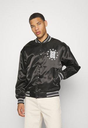 GALACTIC STACK BASEBALL JACKET - Bomber dzseki - black