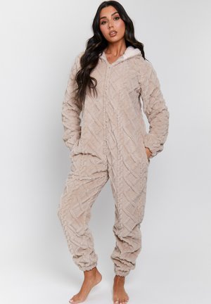 CABLE CUTWORK ALL IN ONE - Pyjama - taupe