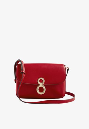 Lipsy, HARDWARE SATCHEL CROSS-BODY BAG - Umhängetasche - red