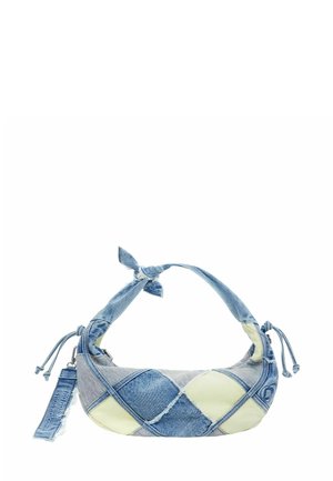 MEDIUM PATCHWORK - Borsa a mano - blue