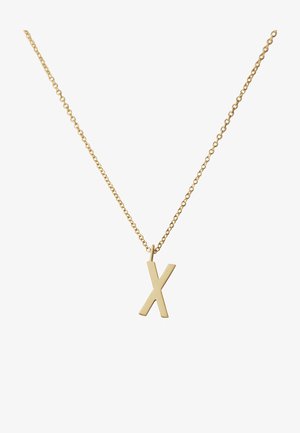 Design Letters HALSKETTE MIT GROß INITIAL CHARM GOLD (A-Z) - Collier - gold-coloured