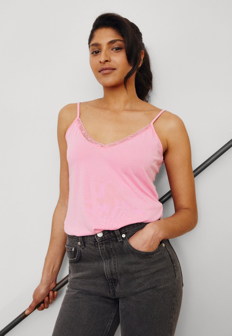 Damen T-Shirts | Minimum SUSSIE Top sachet pink/pink - UA32623 Damen T-Shirts | Minimum SUSSIE Top sachet pink/pink - UA32623