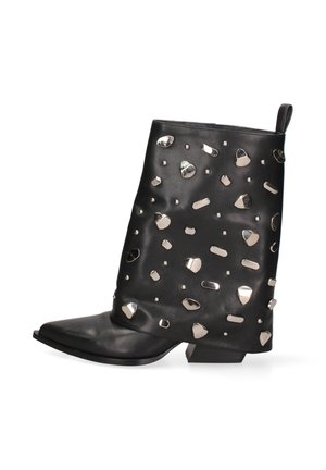 Bottines de cowboy / motard - black