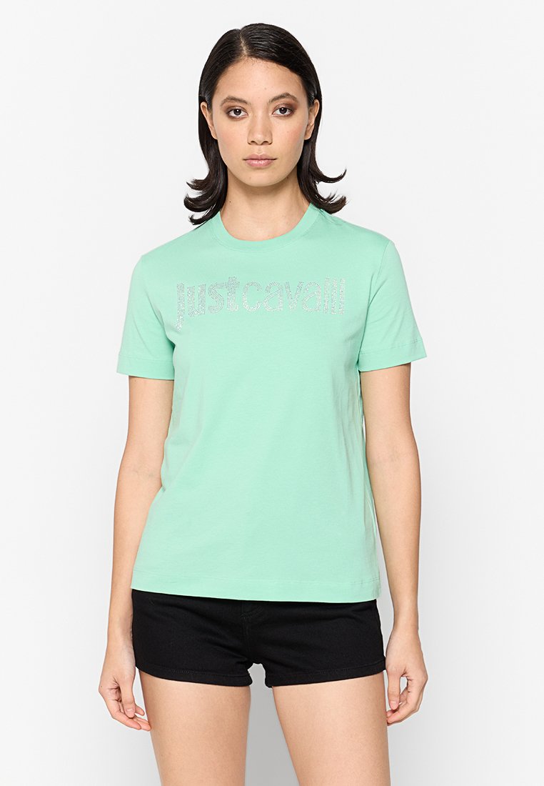 Just Cavalli T-shirt print mintgroen