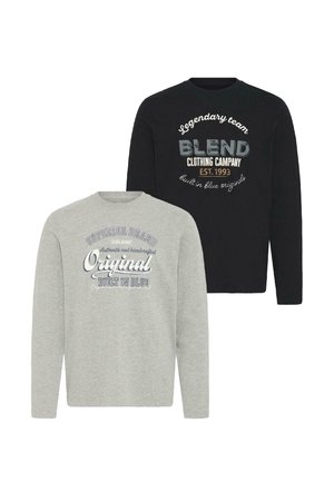 BHBENAP 2 PACK - Langarmshirt - black stone mix