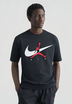 CREW - Μπλουζάκι με στάμπα - black/white