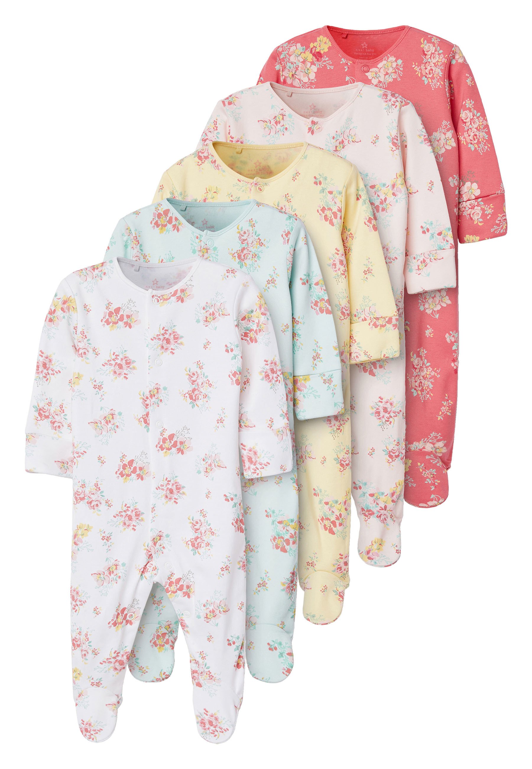 next floral sleepsuit