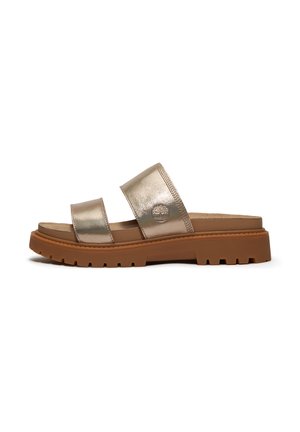 SLIDE - Mules - gold metallic