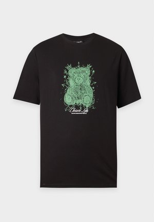 CLOSURE London, SKETCH GRAFFITI TEE - Μπλουζάκι με στάμπα - black