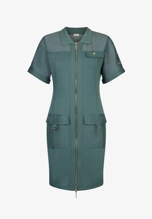 LIU JO, LIU JO SHORT DRESS WITH ZIP - Vestito di maglina - light green