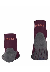 FALKE TK5 COOL SHORT TREKKING LIGHT CUSHIONING - Calze sportive - dark mauve