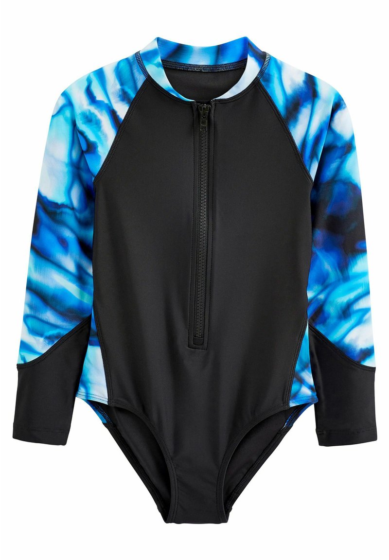 Next LONG SLEEVED Swimsuit blue/black/black Zalando.de