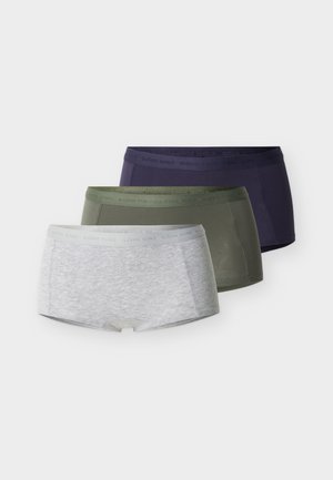 EVERYDAY 3 PACK - Boyshorts - olive/blue/grey