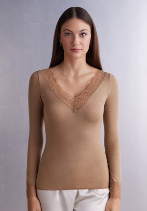 WARM EFFECT ULTRALIGHT - Langarmshirt - braun - 233i - toffee brown