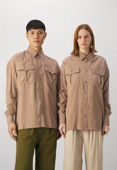 HOUSE OF JAFFA UTILITY UNISEX - Košeľa - beige