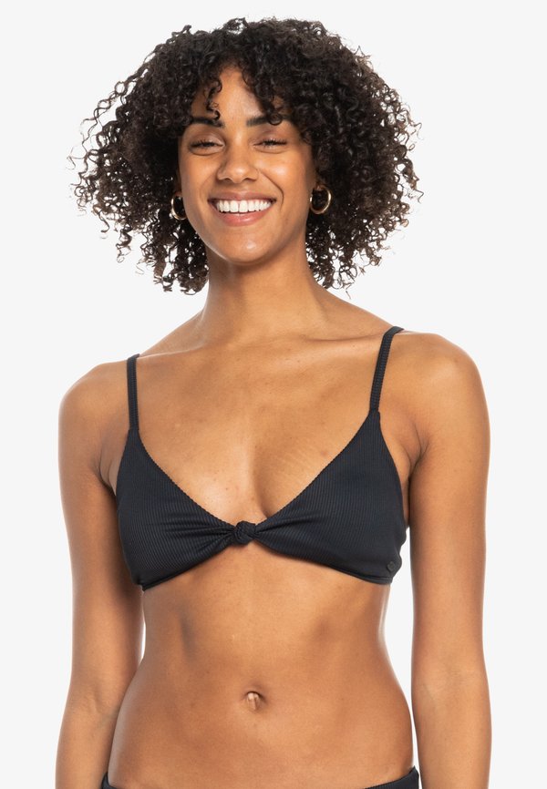 LOVE THE SURF KNOT - Bikini top - anthracite
