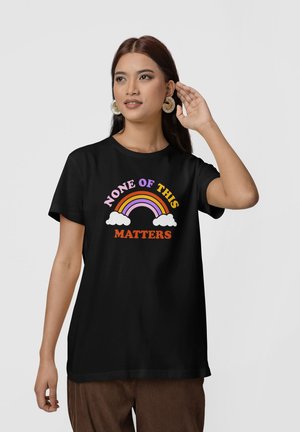 Henry Tiger POP CREATURE MATTERS - T-shirts print - black