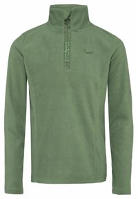 Protest Suéter de forro polar - mottled dark green
