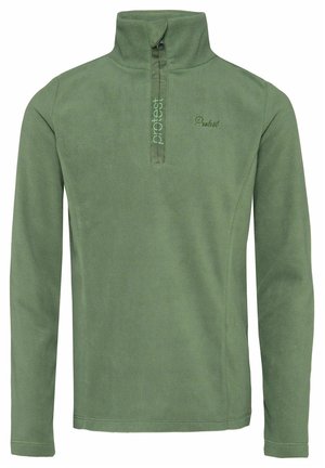 Fleecepaita - mottled dark green