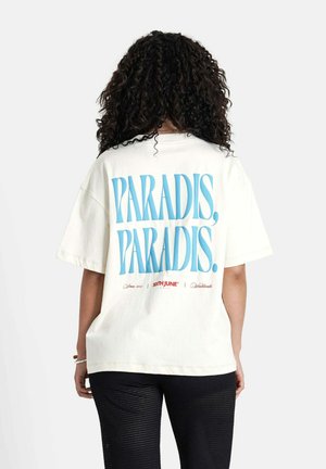 T-shirt print - off white