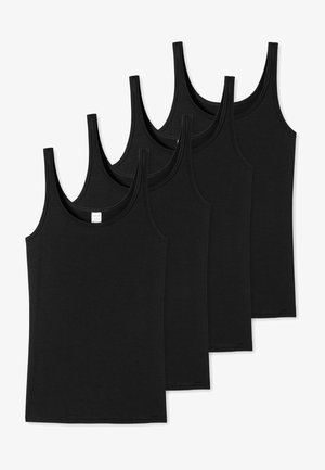 Schiesser 4-PACK ESSENTIALS - Caraco - schwarz