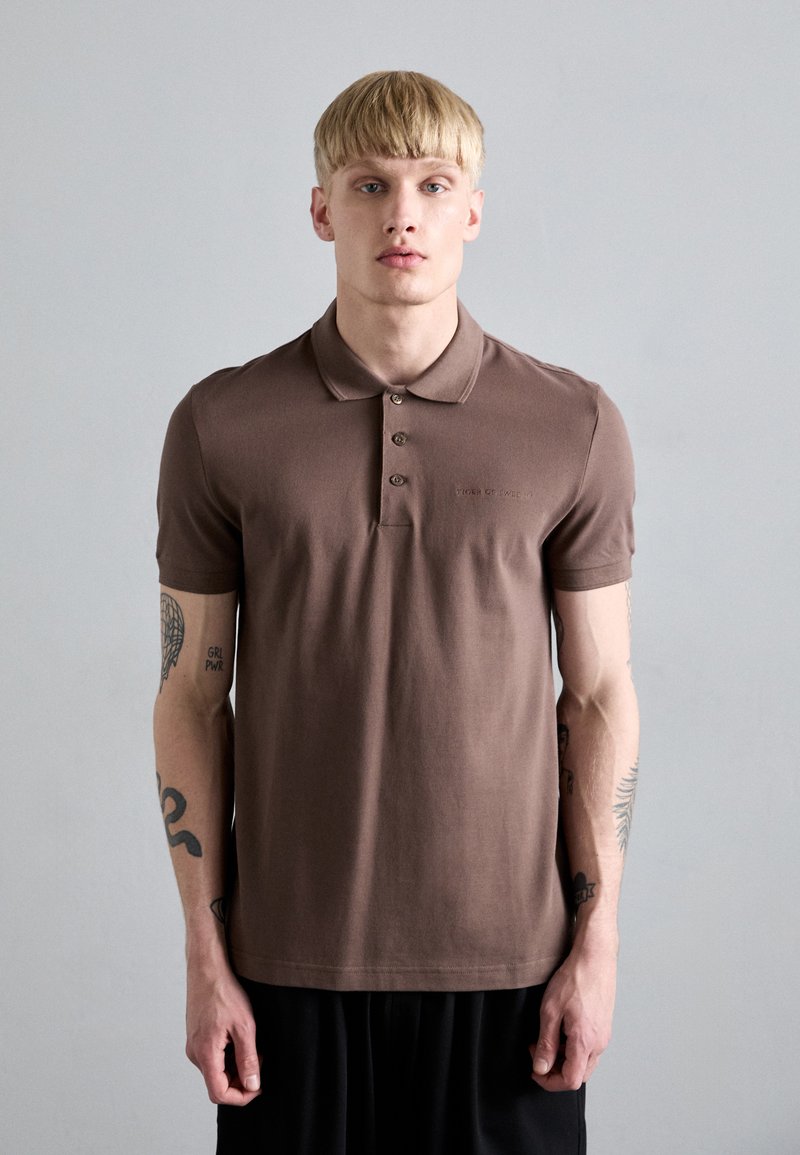 Tiger of Sweden - DARIOS - Polo - warm brown, Agrandir