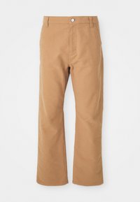 TROUSERS - Pantaloni - dark camel