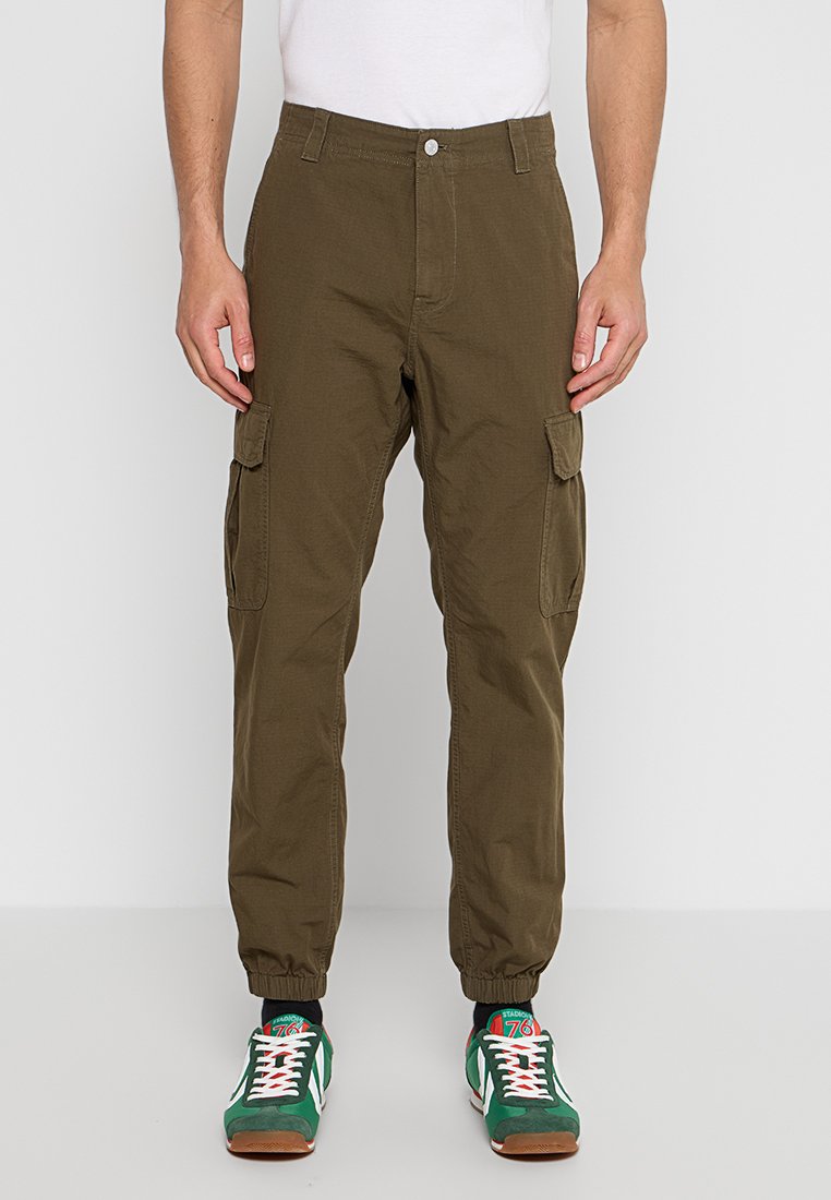 Tommy Jeans Cargobroek kaki
