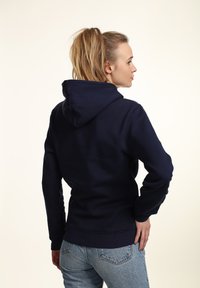 Disney LILO STITCH STITCH FLOWERS - Jersey con capucha - navy blue